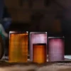 Bicchiere Millerighe Ambra