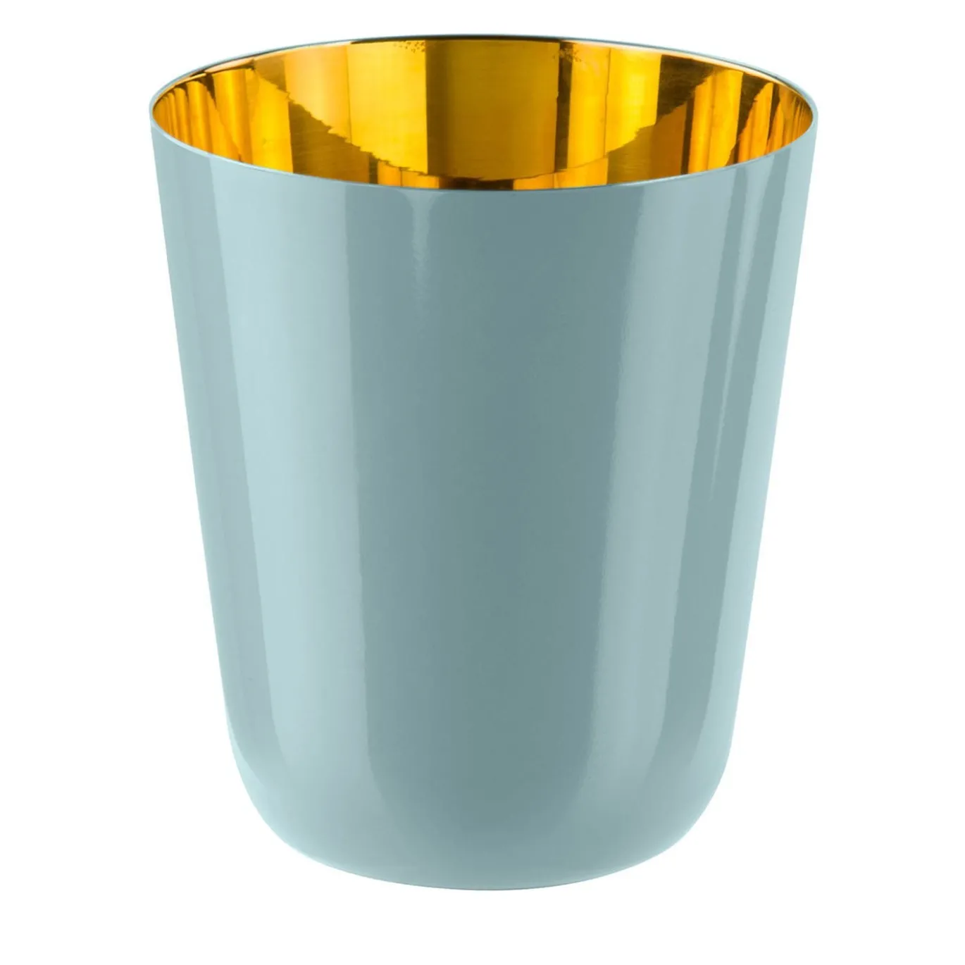 Bicchiere tumbler Arquo 2 azzurro e oro