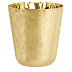 Bicchiere Velvet 1 in ottone dorato
