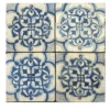Blu Mare Set di 4 piastrelle #7