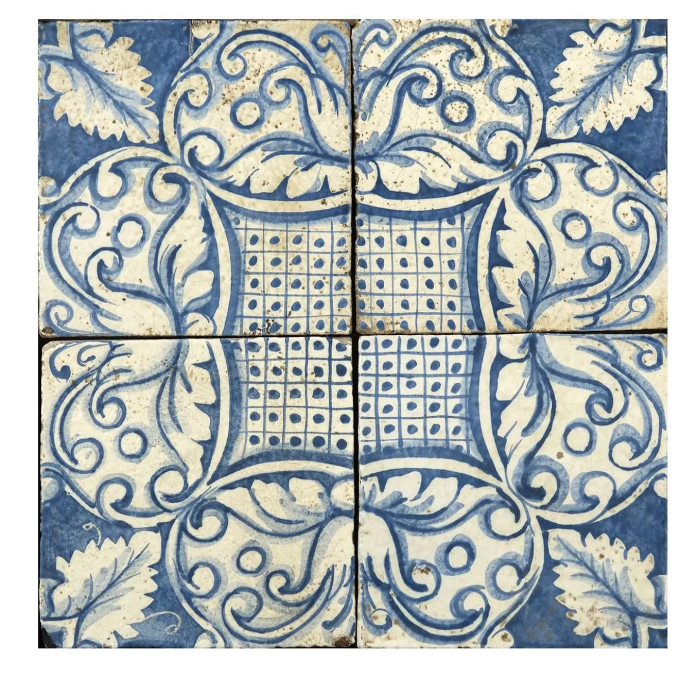 Blu Mare Set di 4 piastrelle #4