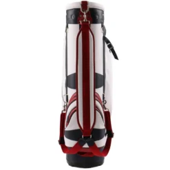 Borsa da golf bianca, rossa e blu