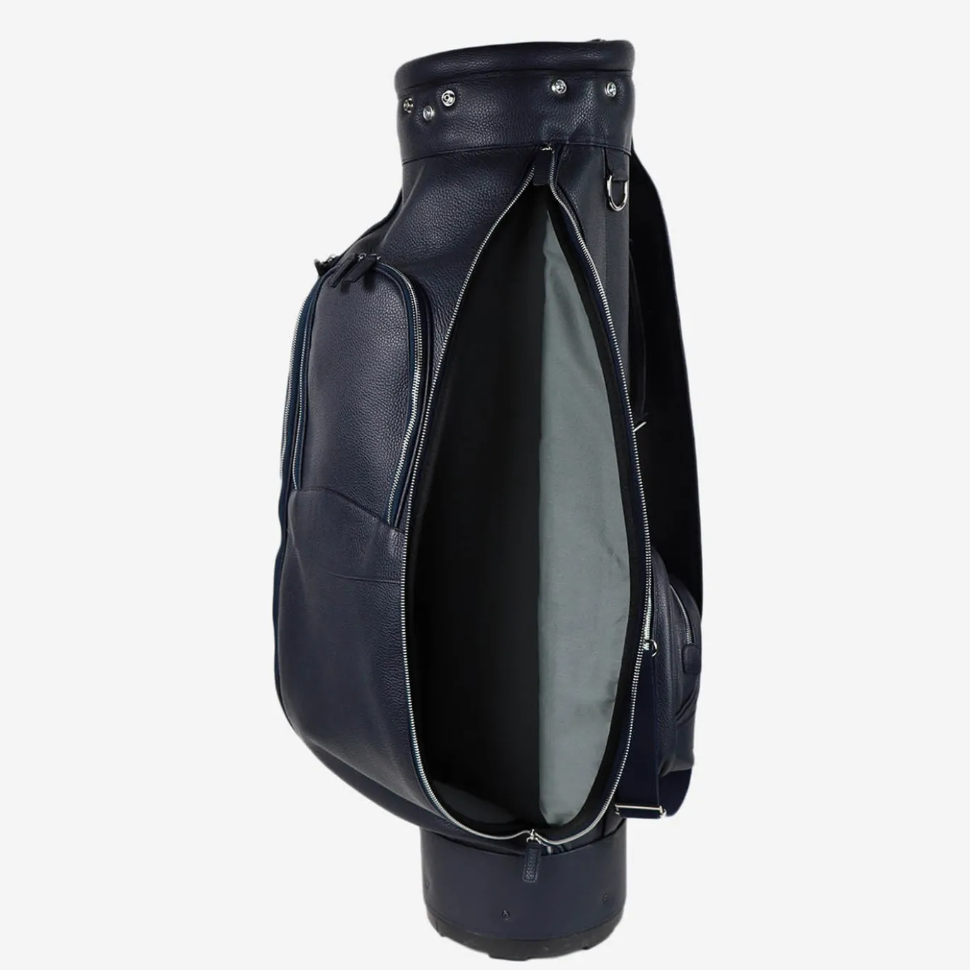 Borsa da golf Imperiale in pelle blu