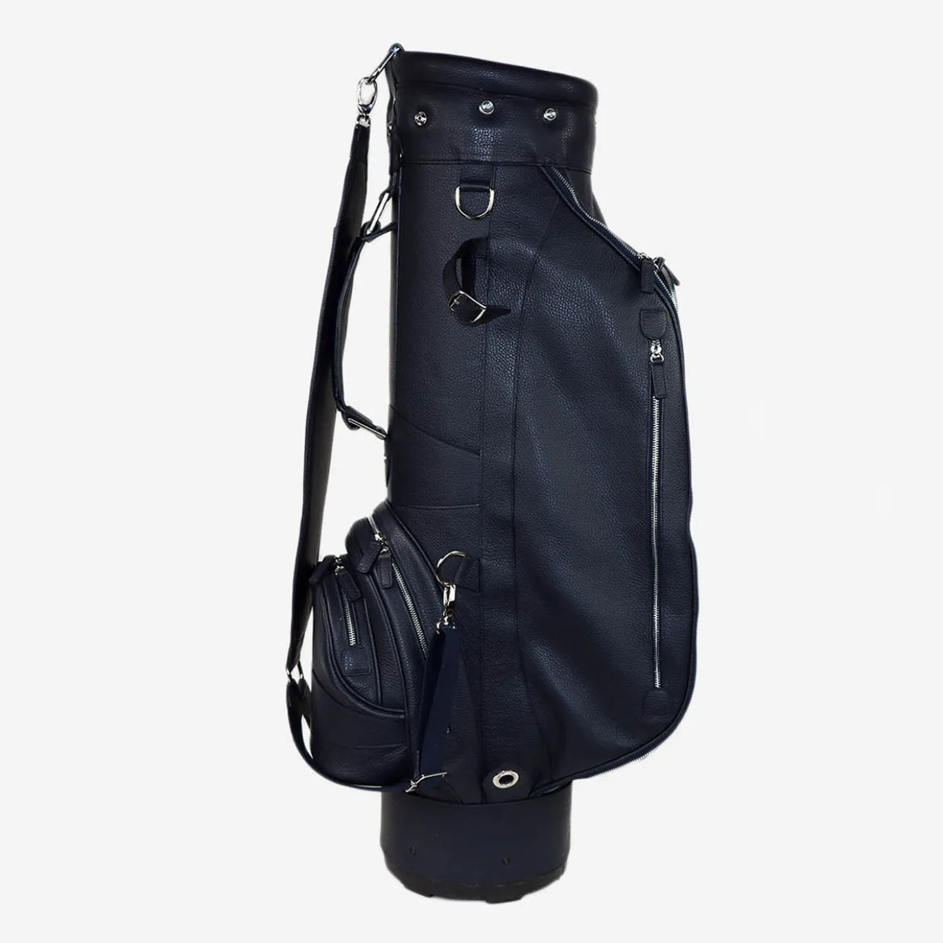 Borsa da golf Imperiale in pelle blu