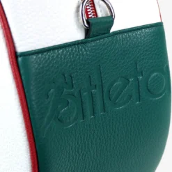 Borsa da tennis classica rossa e bianca