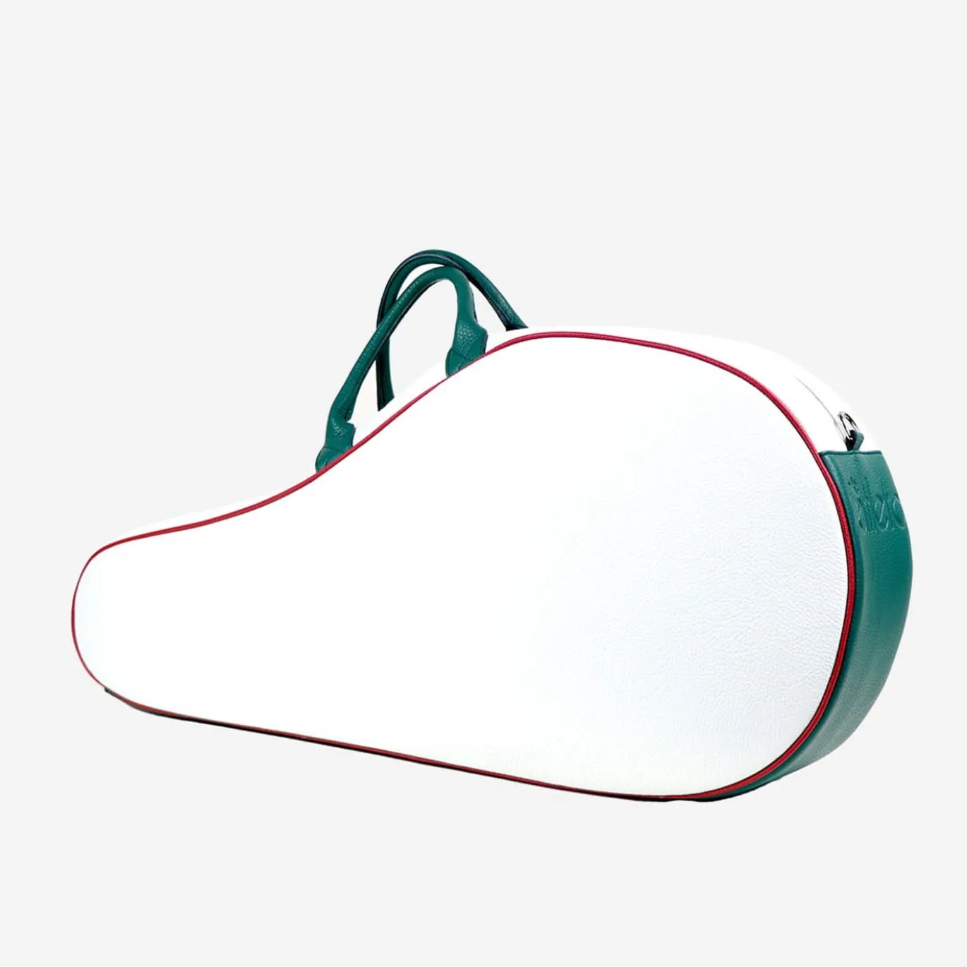 Borsa da tennis classica rossa e bianca