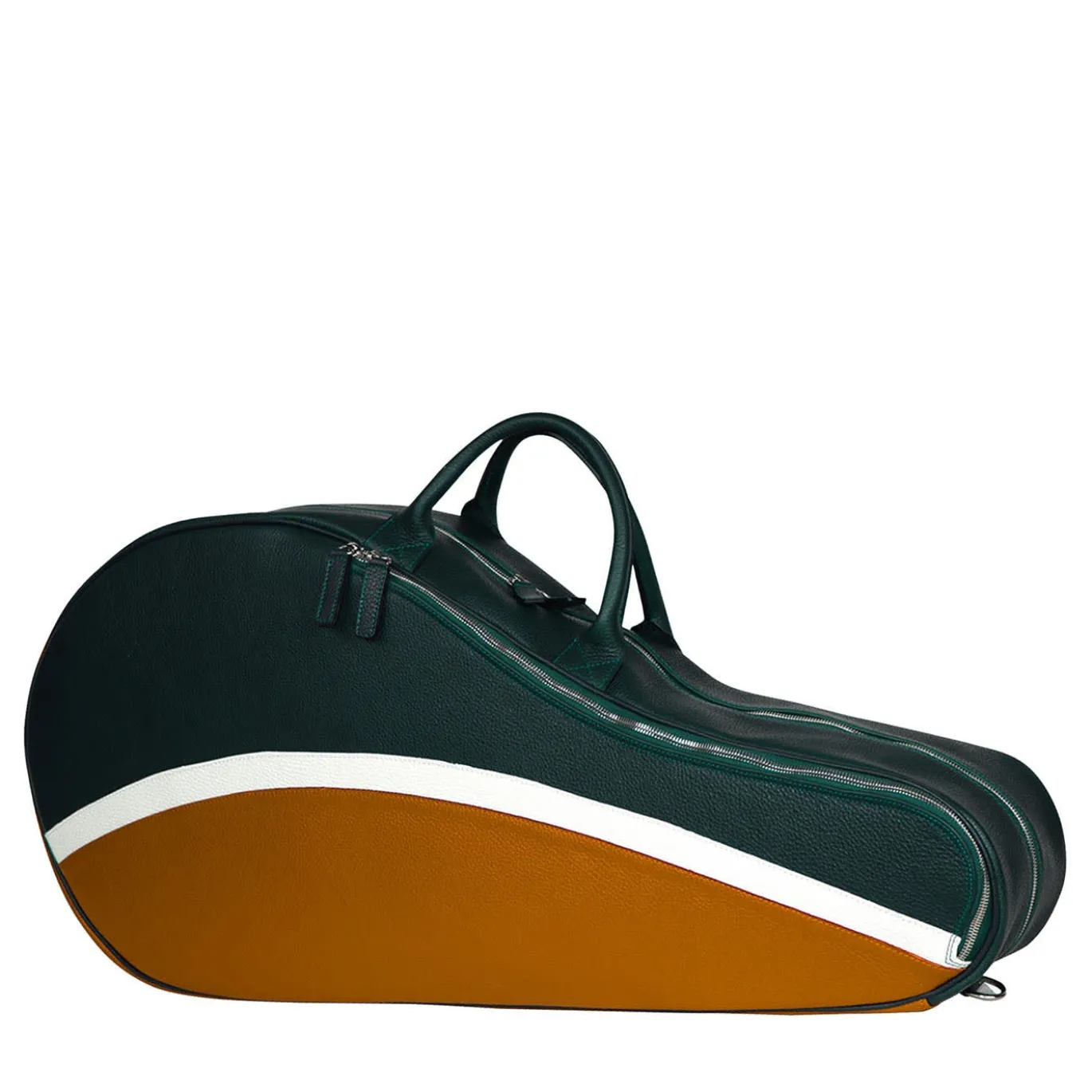 Borsa da Tennis France Slam Verde e Arancione