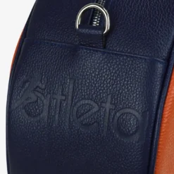 Borsa da tennis Original in pelle arancione/bianco/blu