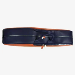 Borsa da tennis Original in pelle arancione/bianco/blu
