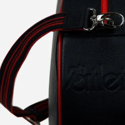 Borsa da tennis rossa e nera