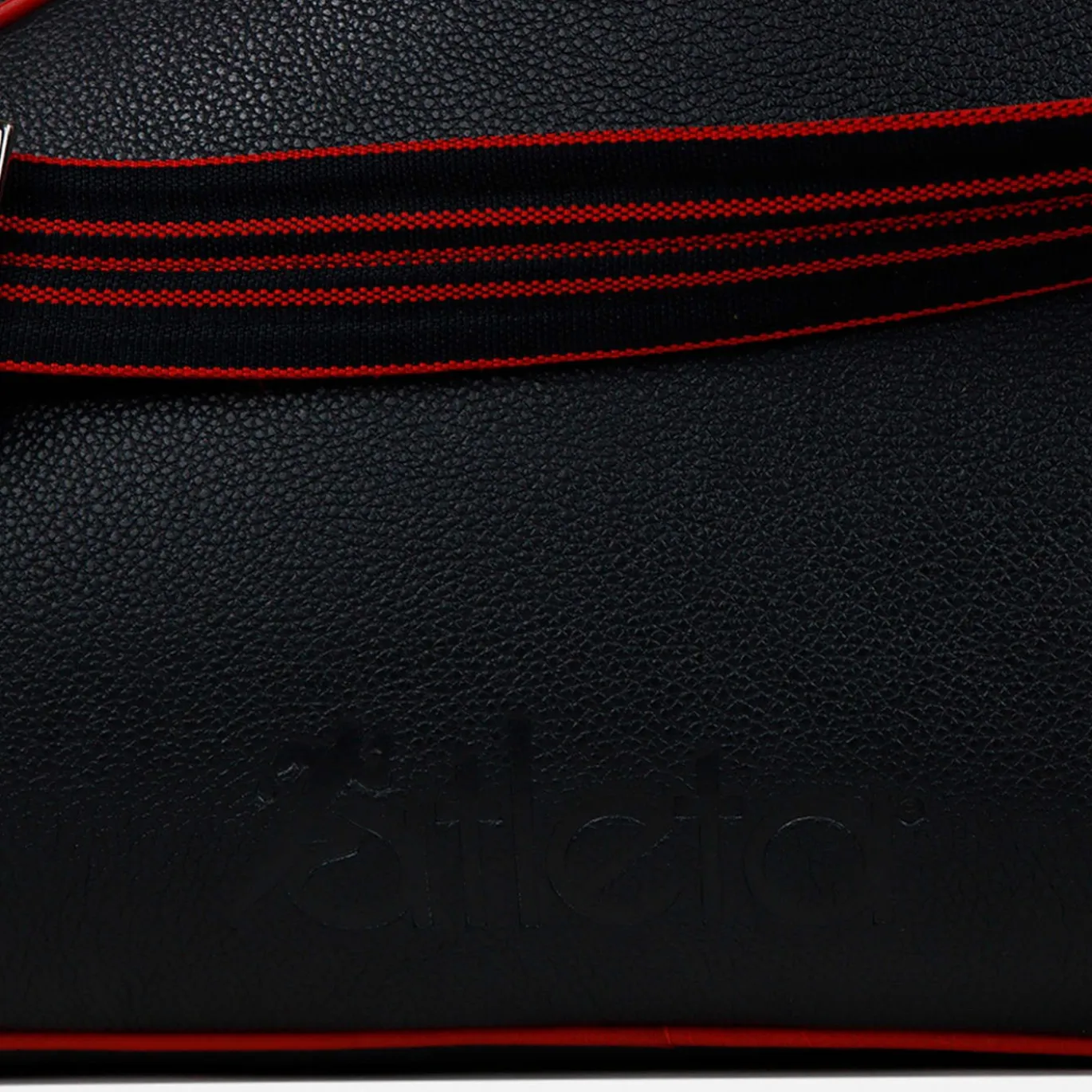 Borsa da tennis rossa e nera