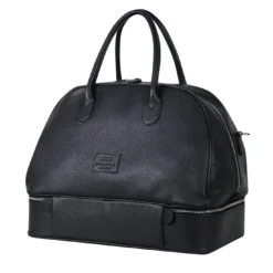 Borsa da viaggio nera con falso fondo