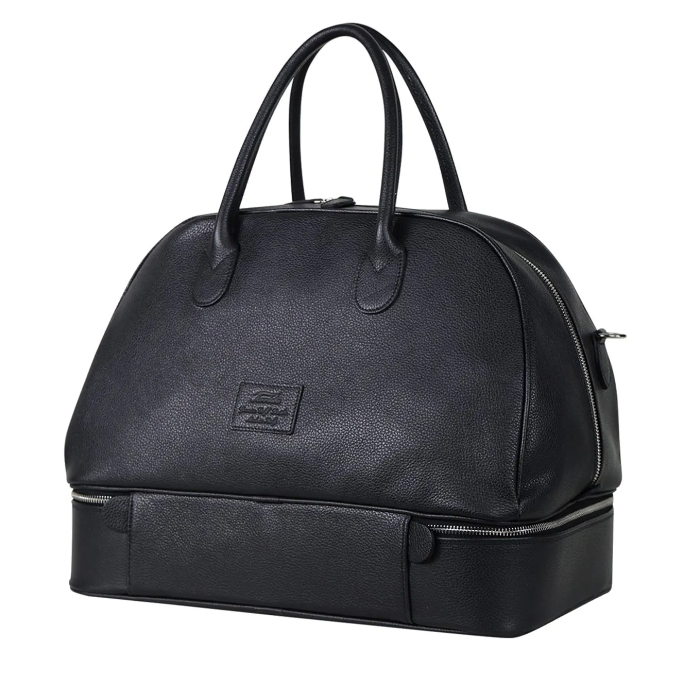Borsa da viaggio nera con falso fondo