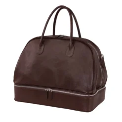 Borsa doppio fondo marrone scuro