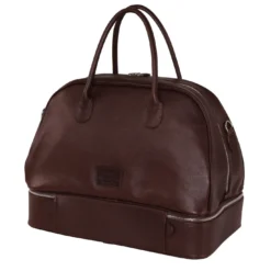 Borsa doppio fondo marrone scuro