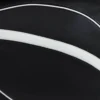 Borsa sportiva in bianco e nero con tasca a forma di racchetta da tennis