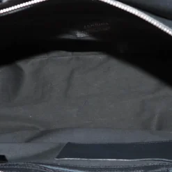 Borsa sportiva in bianco e nero con tasca a forma di racchetta da tennis