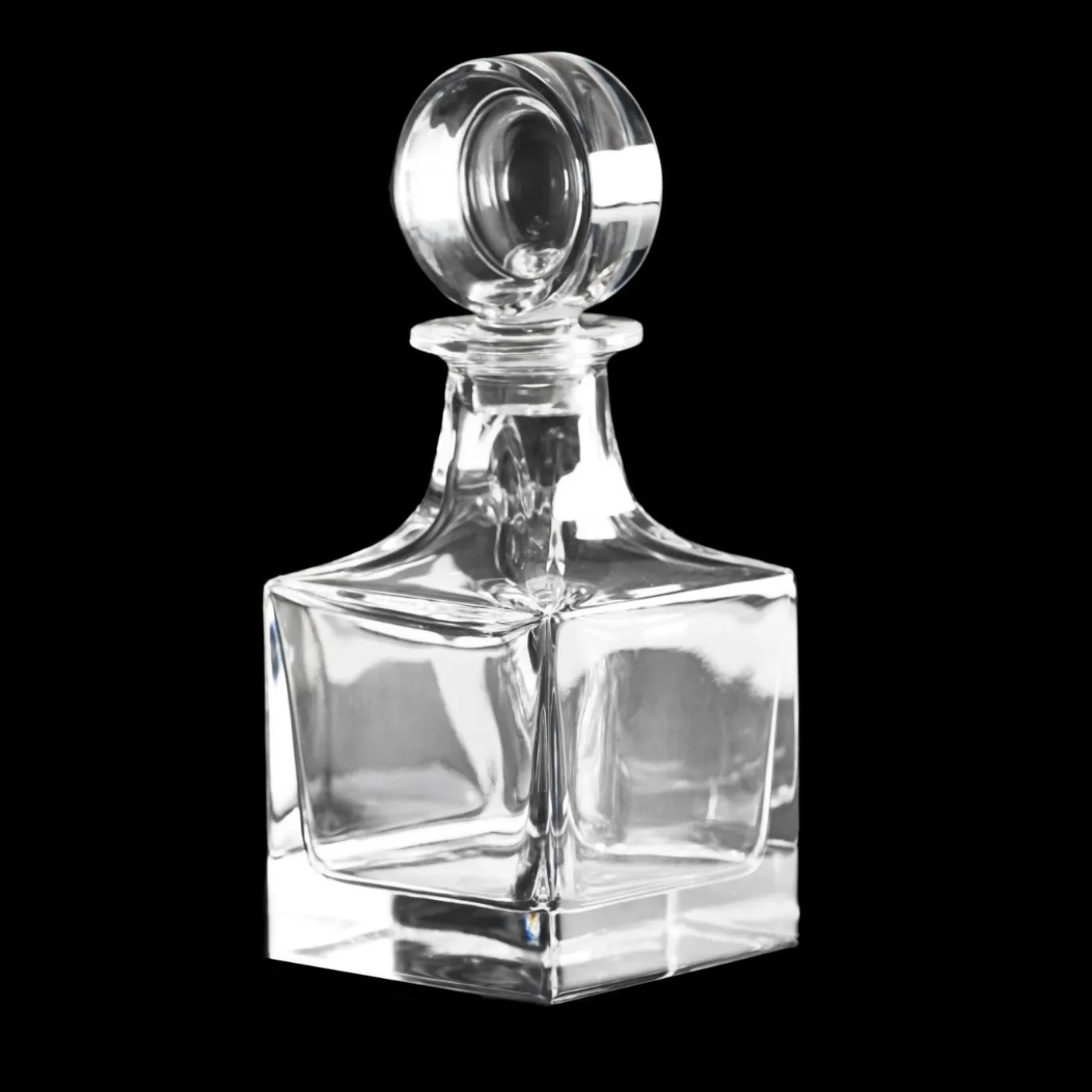 Bottiglia di cristallo per whisky Cubo