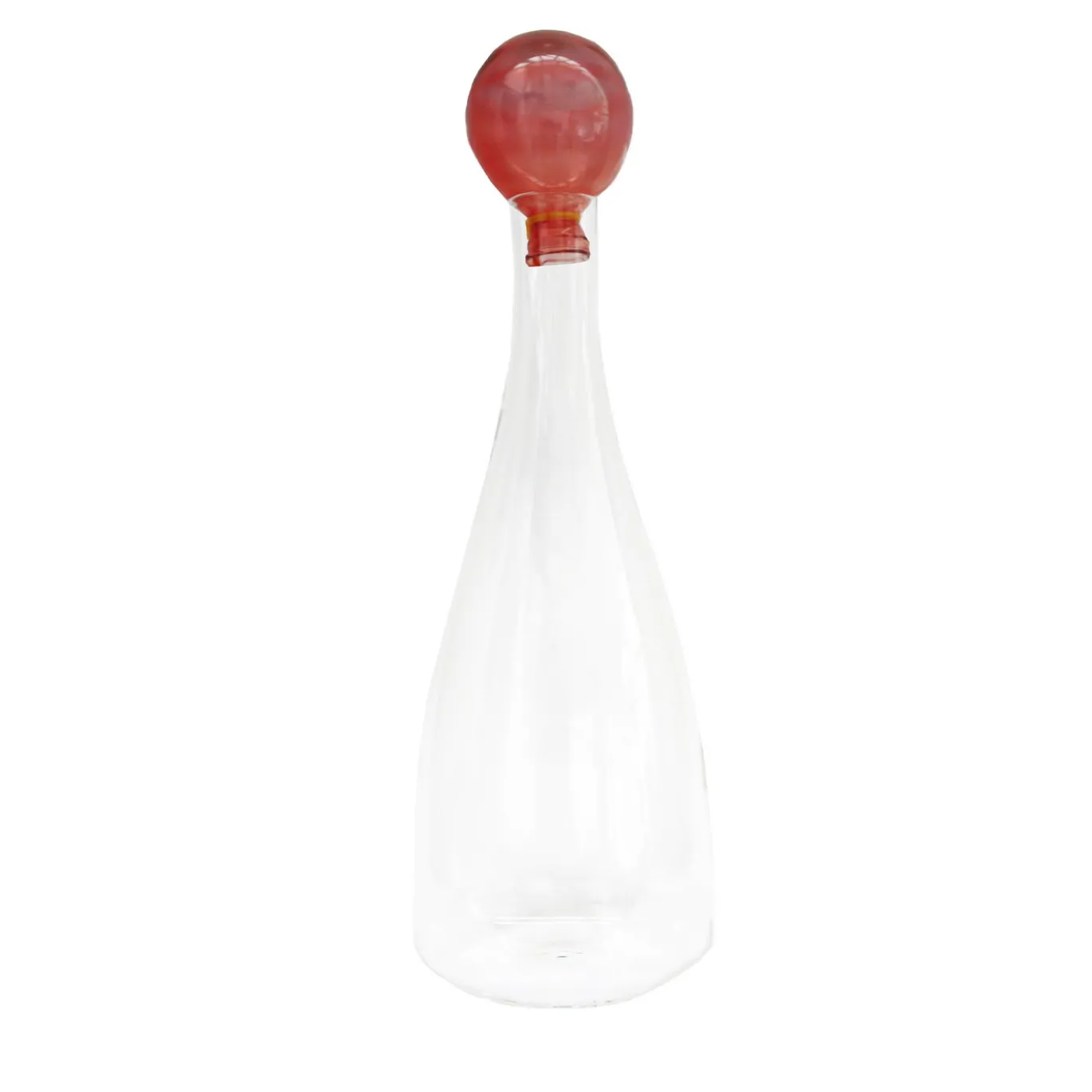Bottiglia di vetro soffiato a mano Red Balloon