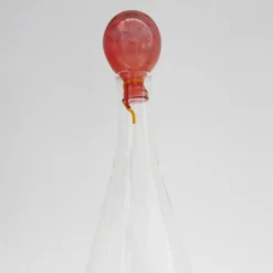 Bottiglia di vetro soffiato a mano Red Balloon