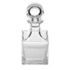 Bottiglia per whisky in cristallo a coste Cubo