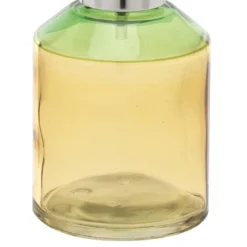 Bottiglia spray Fragranze in vetro verde e giallo