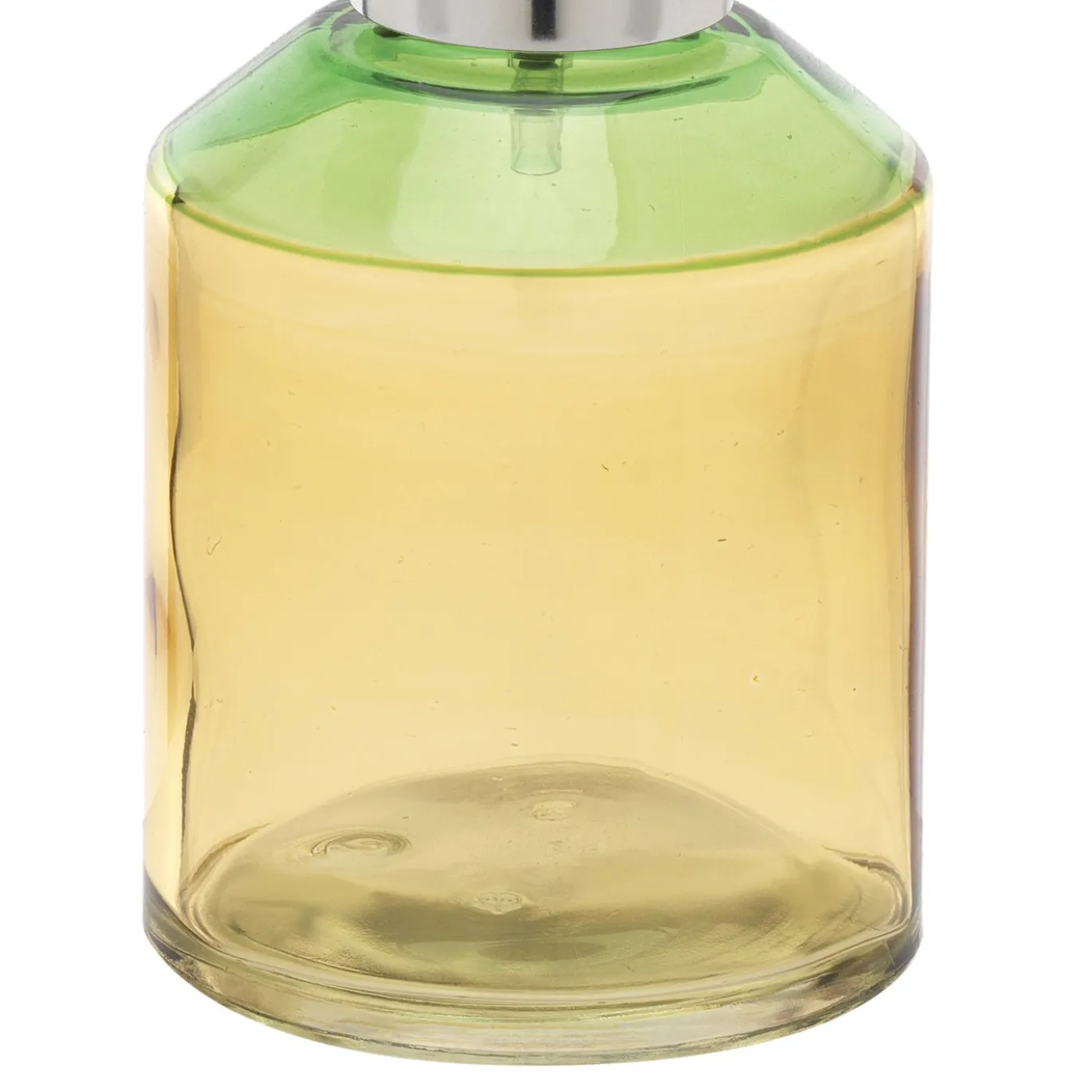 Bottiglia spray Fragranze in vetro verde e giallo