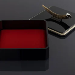 Box Diana con tessuto rosso