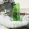Brocca in vetro verde Bricco