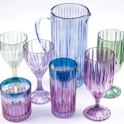 Brocca Prestige blu bordata