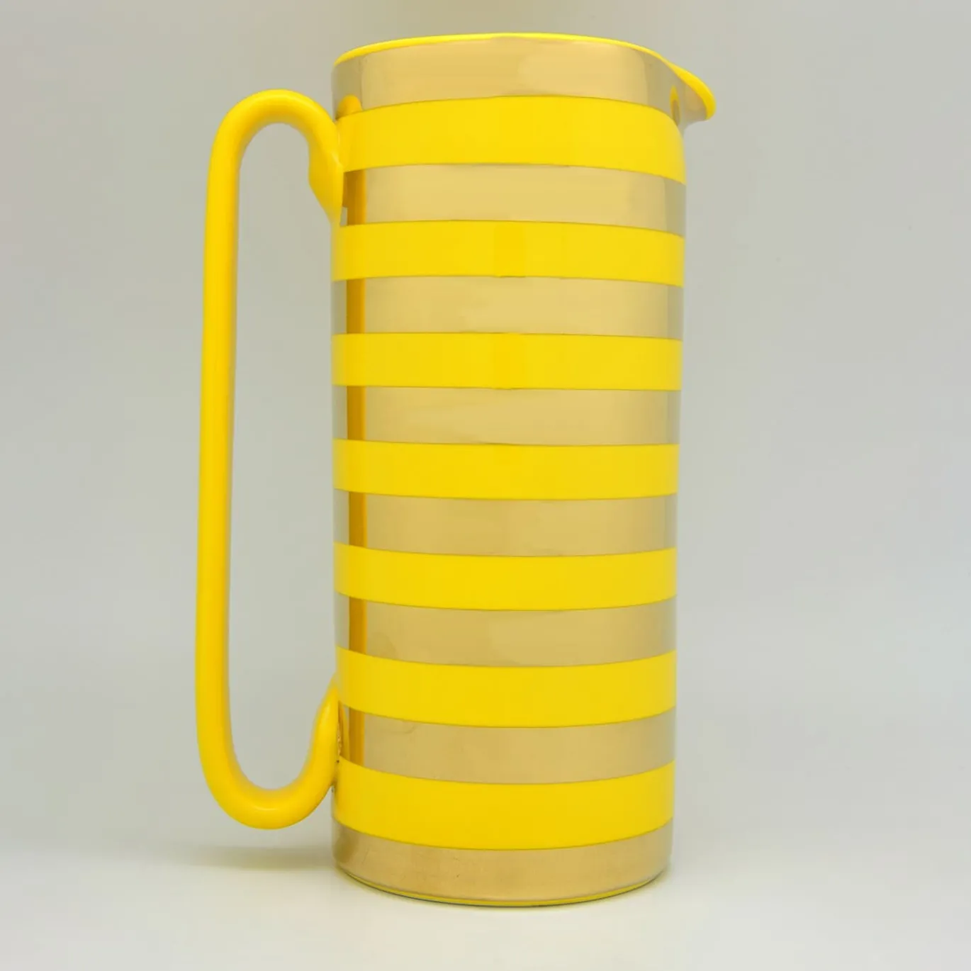 Brocca Serlio Gondoliere oro e giallo