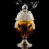 Bruciatore di incenso Baba in ambra profonda
