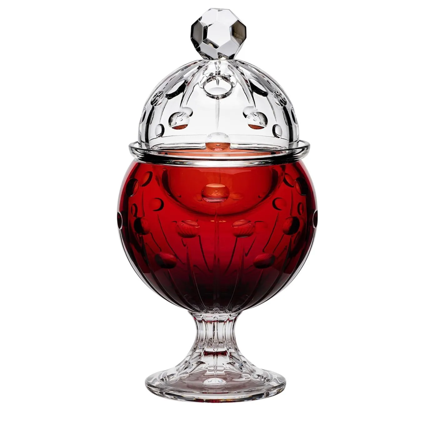 Bruciatore di incenso rosso Baba