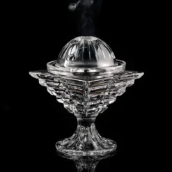 Bruciatore d'incenso ayurvedico in cristallo #2