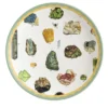 Cabinet De Curiosités Set di 2 piatti da dessert in porcellana con minerali