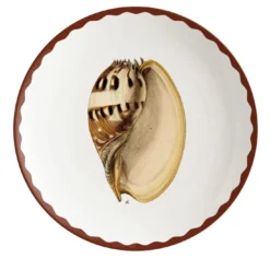 Cabinet De Curiosités Set di 2 piatti da pane in porcellana con conchiglie