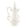 Caffettiera Futura 07 in ceramica bianca