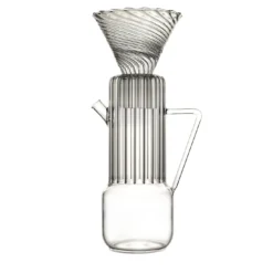 Caffettiera in vetro trasparente Milady