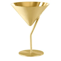 Calice da Martini Velvet 1 in Ottone Dorato Chiaro