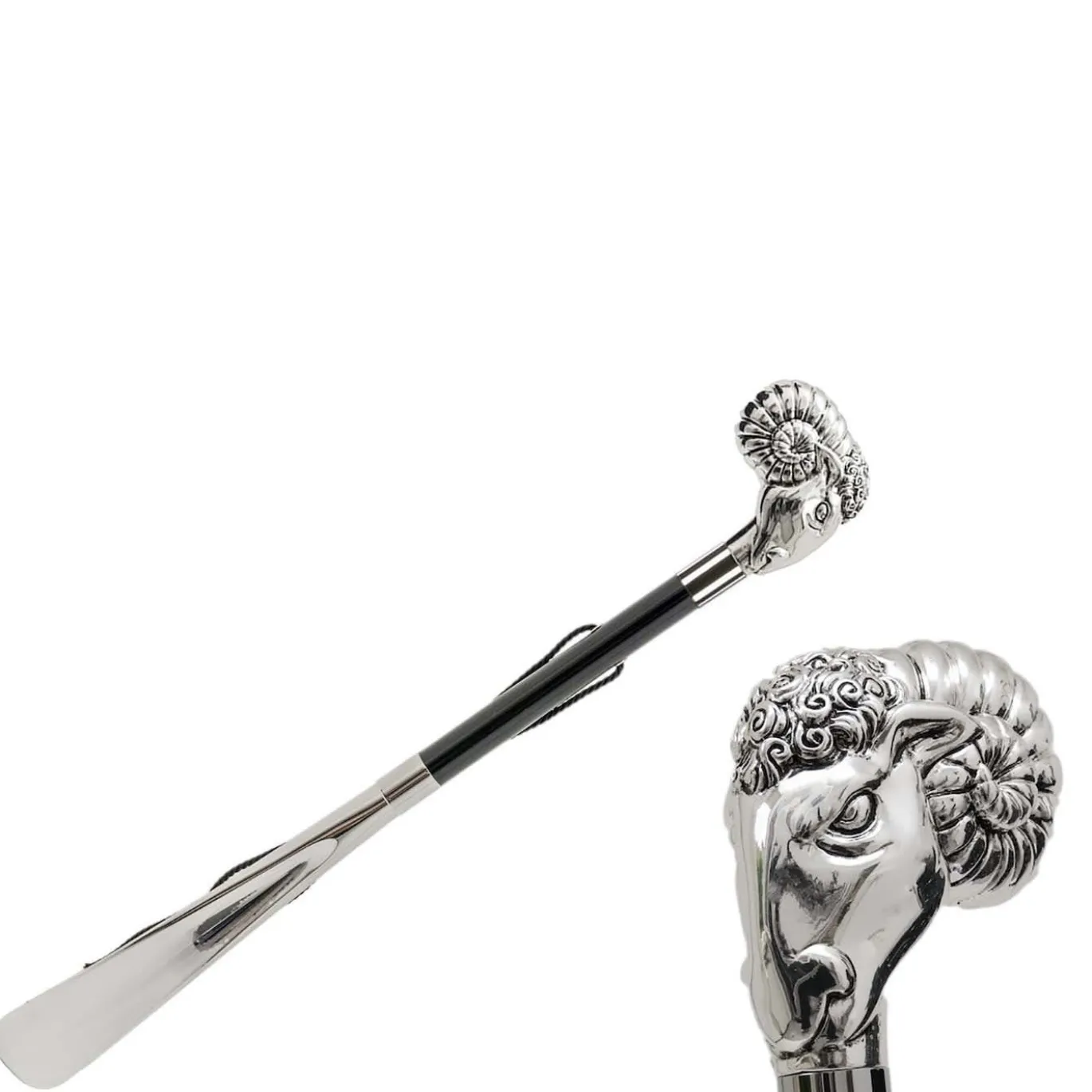 Calzascarpe ariete d'argento
