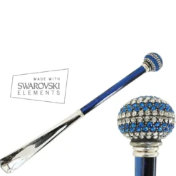 Calzascarpe Pomolo Blue Swarovski