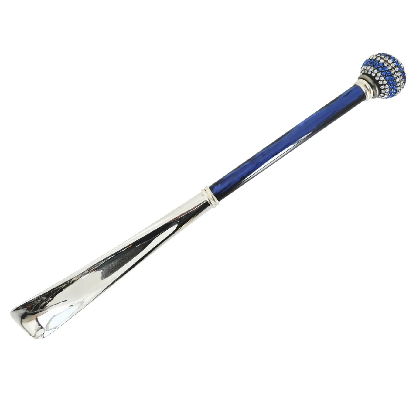 Calzascarpe Pomolo Blue Swarovski