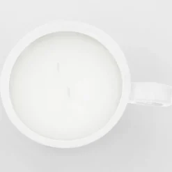 Candela Cup Aria in ceramica bianca