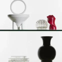 Candela Drop Aria in ceramica bianca
