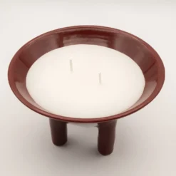 Candela in ceramica Drop Terra