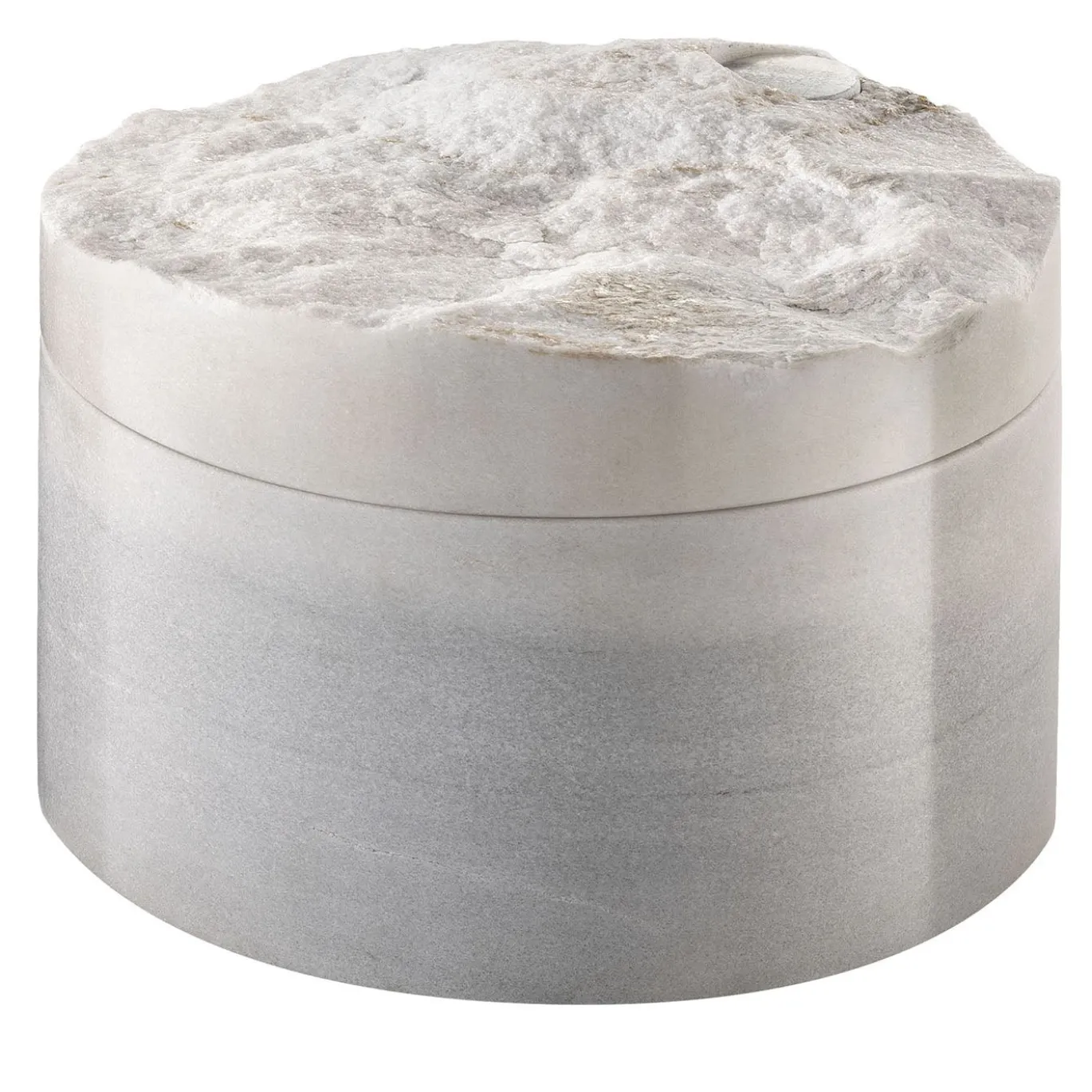Candela Moon Phase in pietra di granito bianca