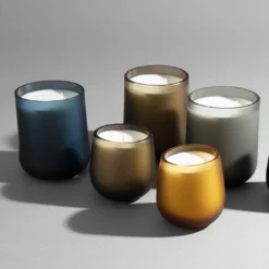 Candela Stilla Cerae Small Coffee Brown Di Federico Peri