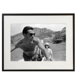 Capri Tourboat Stampa con cornice di Nocella