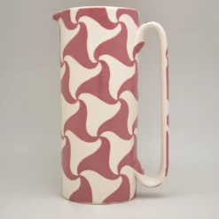 Caraffa in ceramica rossa Serlio Atellani
