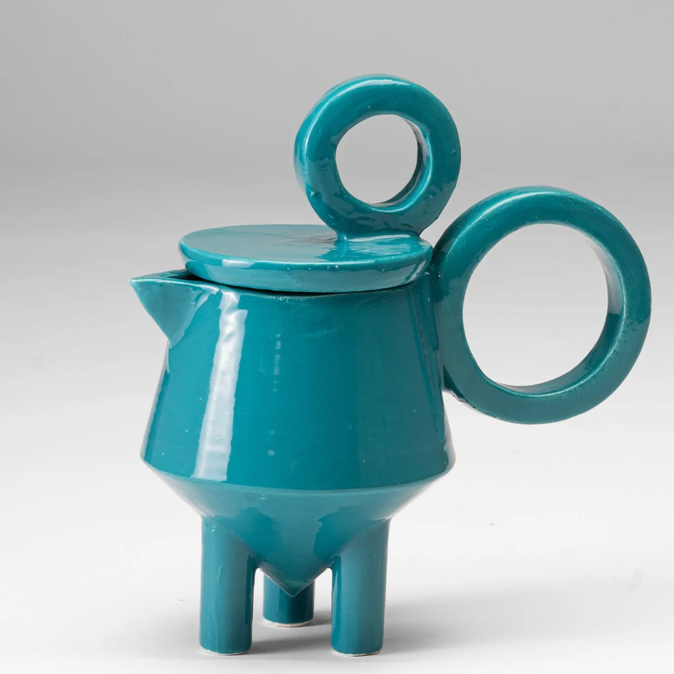 Caraffa per latte in ceramica Coseno Hypersonic Blue